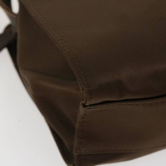 SAINT LAURENT Shoulder Bag Nylon Brown Auth 39940 - Picture 10 of 16